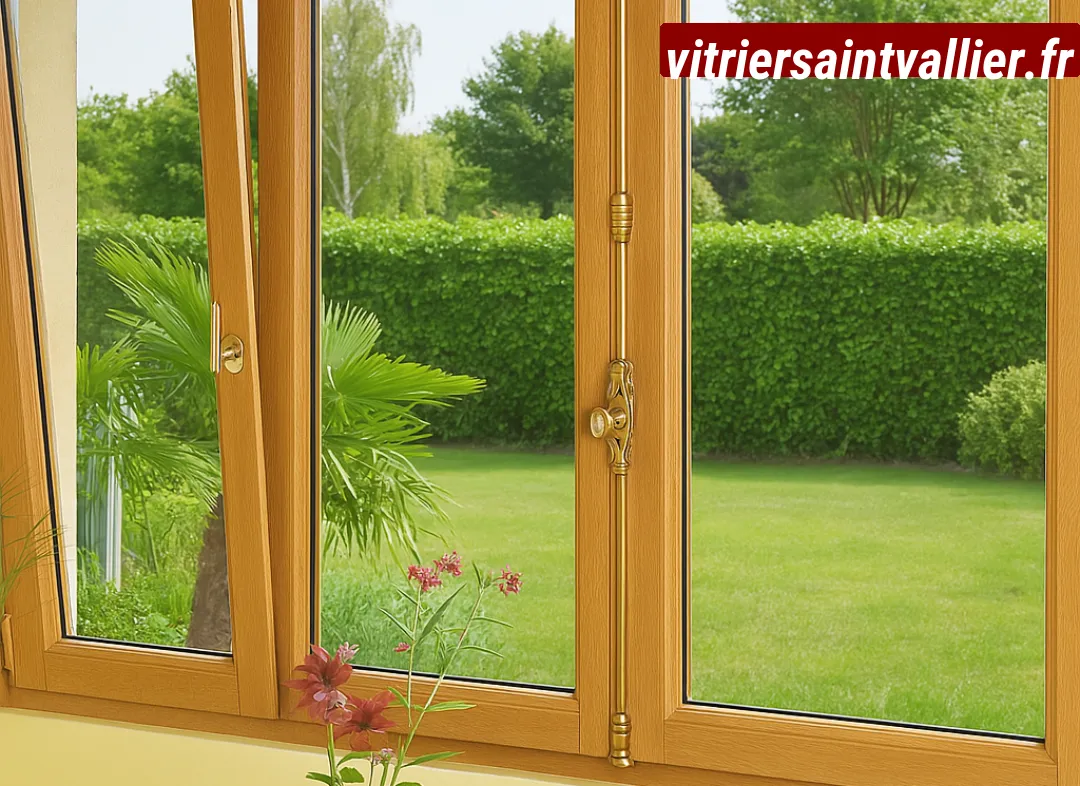 Installation de fenêtre en bois sur mesure Saint-Vallier